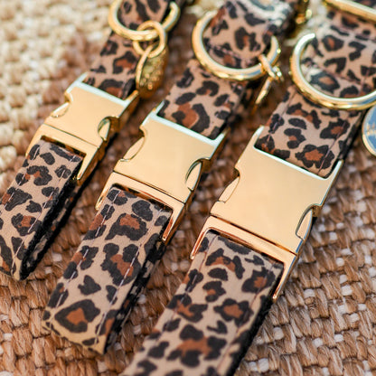 Safari ogrlica u 3 veličine u leopard printu 